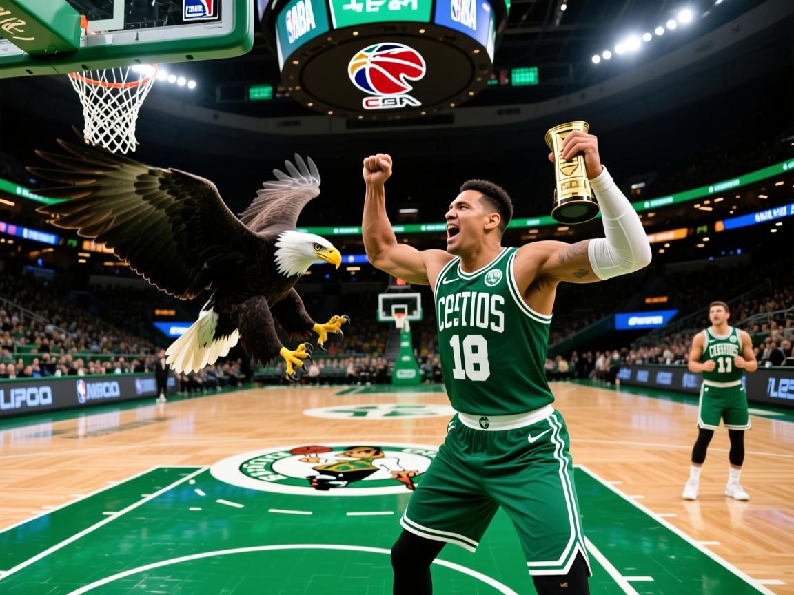 老鹰战胜凯尔特人获得胜利 第2张